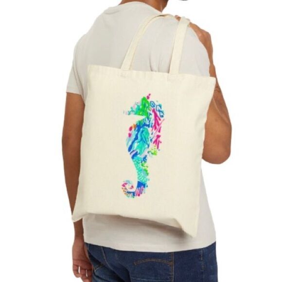 Seahorse Mermaid Cove Tote - Picture 8 of 8
